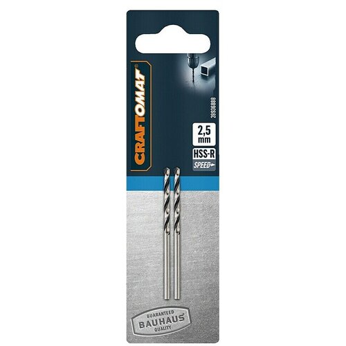 CRAFTOMAT Sveder za kovino HSS-R Speed (2 kos, Premer vrtalnega svedra: 2,5 mm) Slike