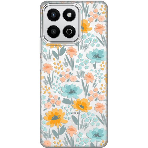  Torbica Silikonska Print Skin za Honor 200 Smart/Honor X7c Lovely Flowers Slike