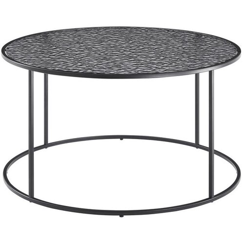 Livetastic Klubska Miza Black, Črna, &amp;Oslash; 80cm Slike