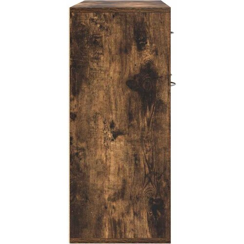  Komoda boja dimljenog hrasta 88x30x70 cm od konstruiranog drva Slike