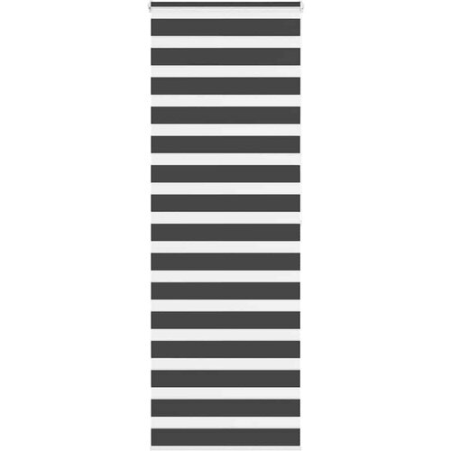 vidaXL Zavjesa zebra crna 85x200 cm širina tkanine 80,9 cm poliester Cene