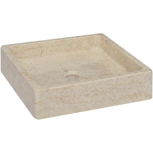  Umivaonik krem 40 x 40 x 10 cm mramorni Slike