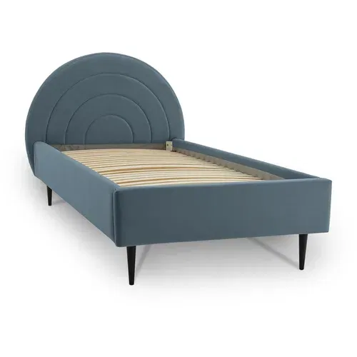 Scandic Plavi dječji krevet s prostorom za odlaganje 90x200 cm Rainbow –