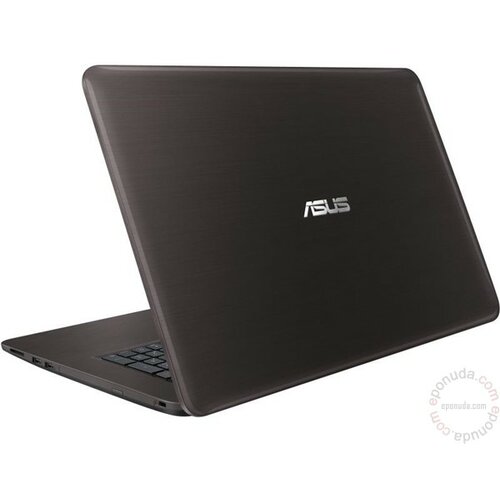 Asus K756UQ-T4022D 17.3'' FHD Intel Core i7-6600U 2.5GHz (3.1GHz) 8GB 1TB GeForce 940MX 2GB ODD braon laptop Slike