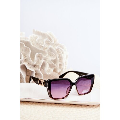 Kesi Women&amp;#039;s Sunglasses with Decorative Details: UV400 - Black/Brown Slike