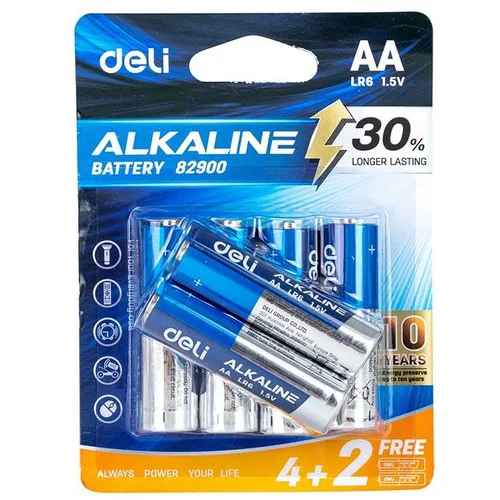 Alkalne baterije AA LR6 4+2 kos AKCIJA
