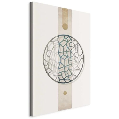  Slika - Circle with Artistic Details (1-part) - Abstract Shape 80x120 Cijene