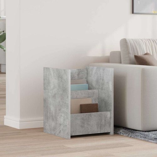  Bocni stol Betonski sivi 35 x 35 x 45 cm Konstruirano drvo Slike