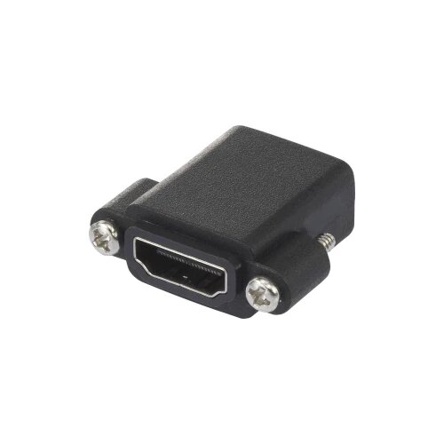 SpeaKa Professional SP-9082612 HDMI adapter [1x ženski konektor HDMI - 1x ženski konektor HDMI] crna mogućnost vijčanog spajanja Cijene