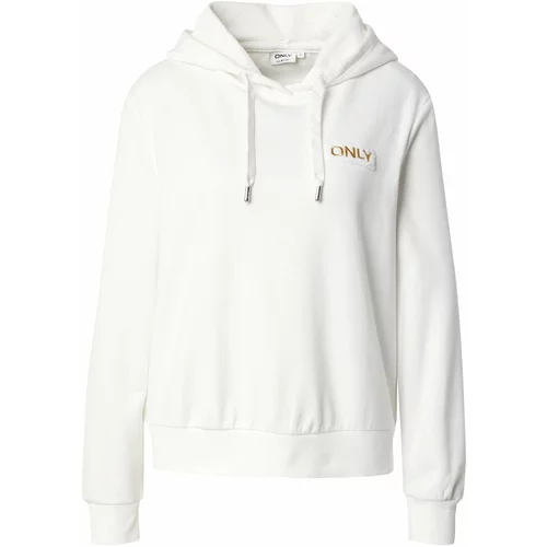 Only Sweater majica 'NORA' zlatna / bijela