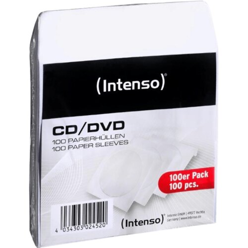 Intenso Papirni omot za CD/DVD medije, pakiranje 100 komada &ndash; Papersleeve 100 Cijene