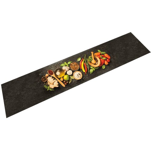 VidaXL Kuhinjska preproga pralna začimbe 60x300 cm žamet Slike