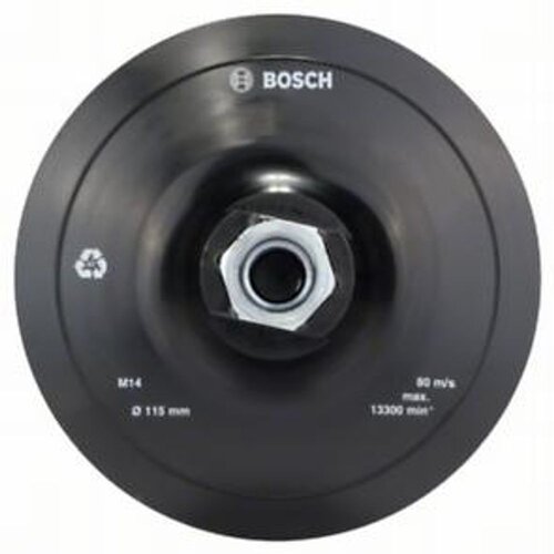 Bosch Tanjur gumeni sa čičak prihvatom za male kutne brusilice Slike
