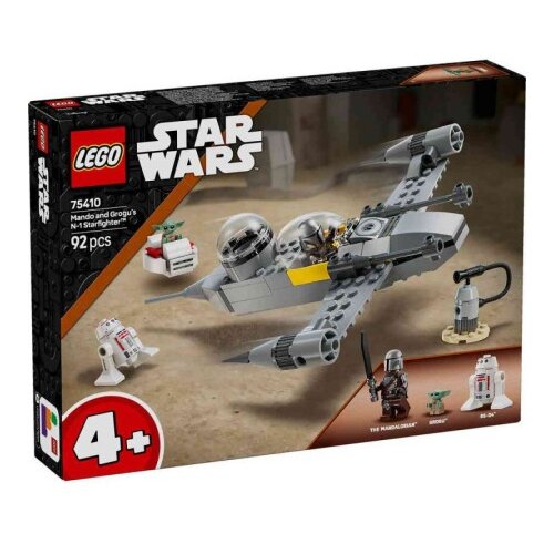 Lego star wars tm mando and grogus n-1 starfighter ( LE75410 ) Slike
