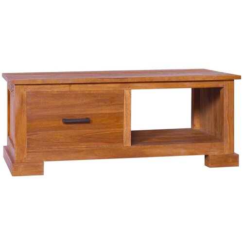 VidaXL TV omarica 90x50x37 cm trdna tikovina Slike
