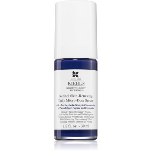 Kiehls Dermatologist Solutions Retinol Skin-Renewing Daily Micro-Dose Serum serum z retinolom proti gubam za vse tipe kože, vključno z občutljivo kož Slike