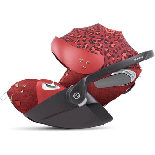 Cybex Avtosedež i-size 40-87 cm Rosenrot Cloud T Platinum dark red Slike
