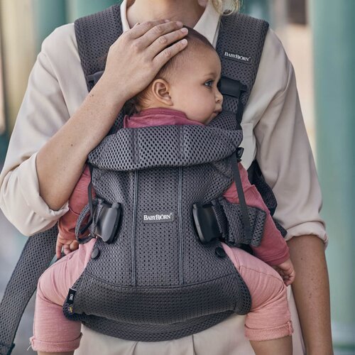 Baby Bjorn kenguru One Air Mesh 3D anthracite 098013 Slike
