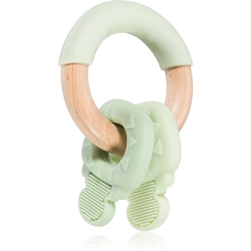 Kikka Boo Silicone and Wood Teether Keys grickalica za bebe Mint 1 kom Cijene