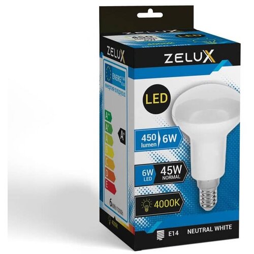 Zelux led sijalka E14 R50 6W 4000K Slike