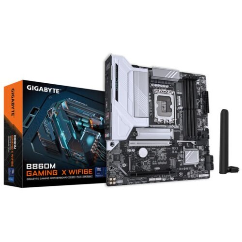 Gigabyte MB B860M GamingX WifiLGA1851; 4xDDR5; 2xM.2; 4xSATA8xUSB; HDMI, DP; USB Type-C, mATX; Cijene