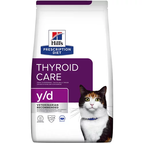 Hill’s Prescription Diet y/d Thyroid Care - Varčno pakiranje: 2 x 3 kg