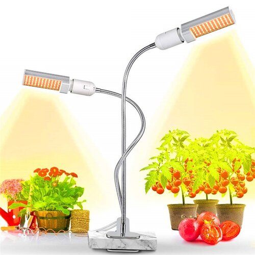Venisymlis Svetilka Za Rastline, Svetilka Za Rast Rastlin Led Svetilka Za Vrtnarjenje Rastlin, Odlična Za Sobne Rastline 2 Glavi, (22068213) Slike