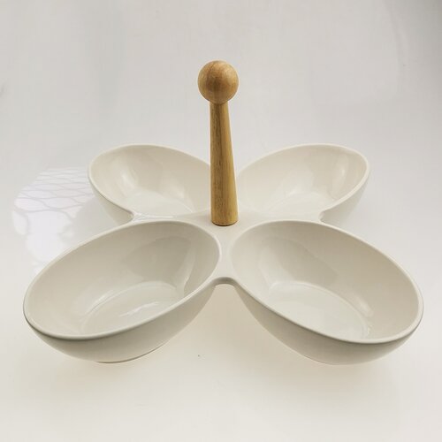 Tanjir keramicki - cetvorodelni 230087 Cene