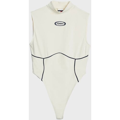 Tommy Jeans Majice &amp;amp; Polo majice DW0DW17549 Bela Slike