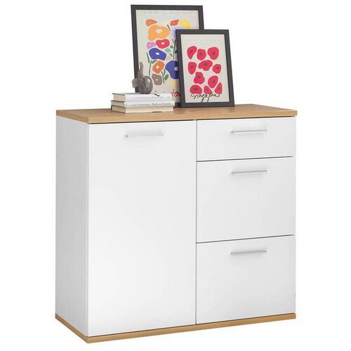 Modern Living komoda bc 1035, bela, hrast Slike