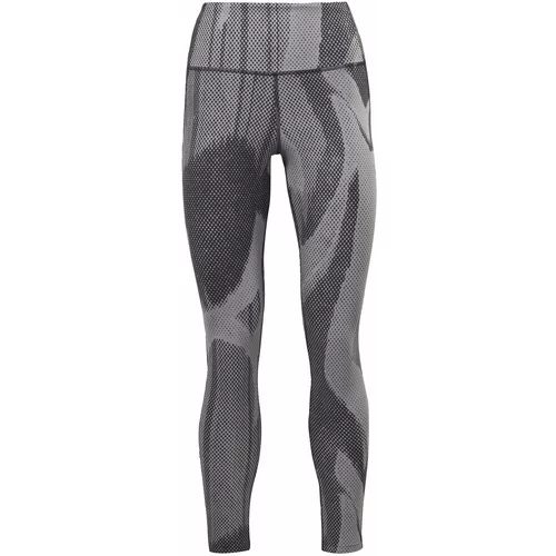 Reebok Sport Športne hlače dimno-siva / črna