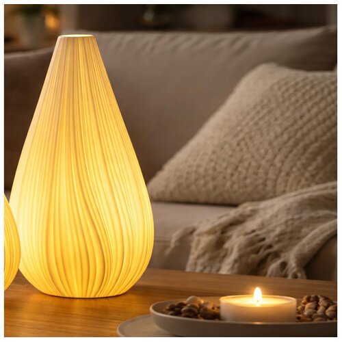 ONLI Stona lampa NUVIA 1xE14/6W/230V 32 cm bela Cene