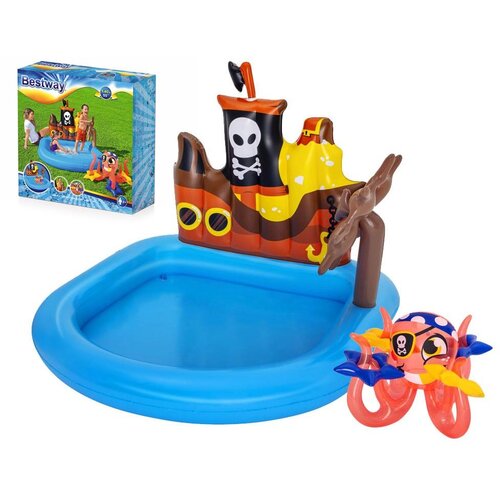 Bestway Bestway: Ladja, ahoy! igralni center z vodo - 140 x 130 x 104 cm Cene