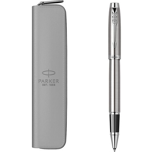 Parker poklon set IM SILVER CT Roler + futrola Slike