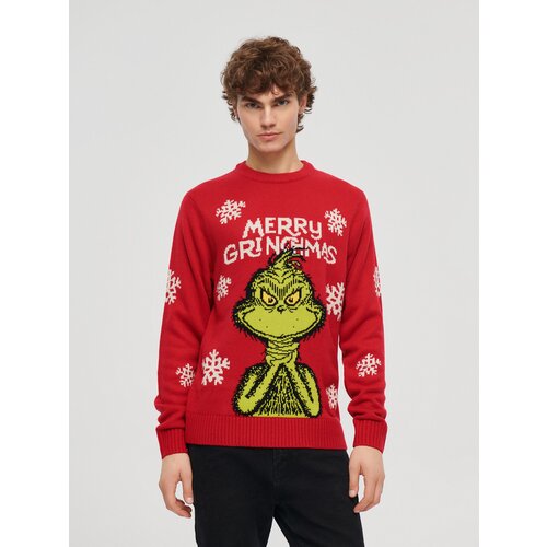 House - Džemper s uzorkom žakarda Grinch - Crvena Slike