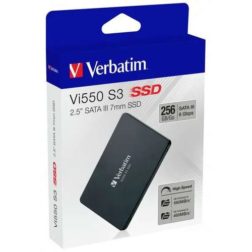 Verbatim SSD 2.5" SATA Vi550 S3 256GB 520MB/s 460MB/s Cene
