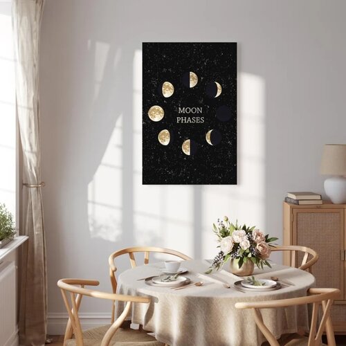  Slika - Lunar Cycle (1 Part) Vertical 60x90 Akustična Slike