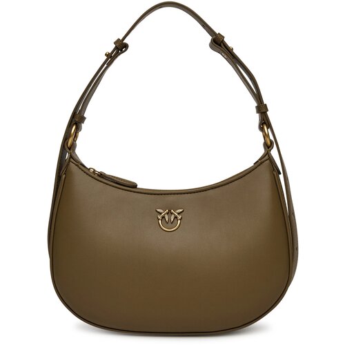 Pinko Ročna torba Half Moon Mini AI 23-24 PLTT 101523 A11Q Rjava Slike