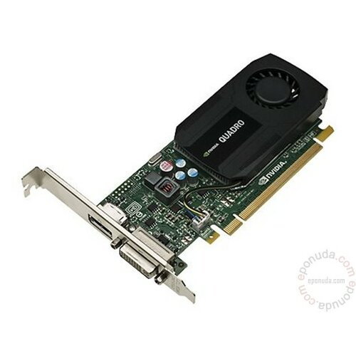 Hp Nvidia Quadro K420, 2GB/128bit, DDR3, DVI/DP, active cooling (N1T07AA) grafička kartica Slike