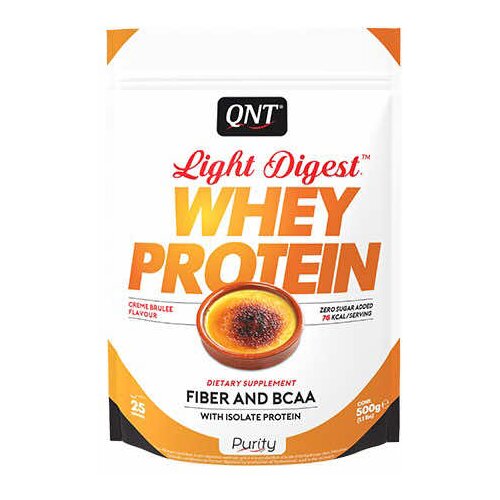 QNT Whey Protein Light Digest, Krem brule, 500g Slike