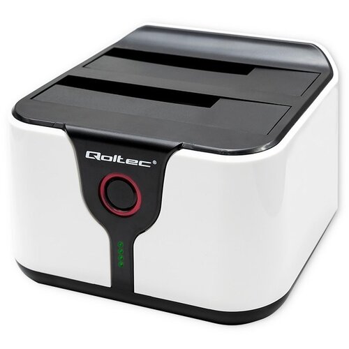 Qoltec 50309 HDD SSD 2.5 3.5 docking station | SATA III | USB 3.0 | Super speed 5Gb /s | with Clonning function Cijene