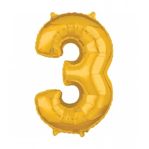 Amscan Balon zlatni br.3 43x66cm 3655601 Cijene