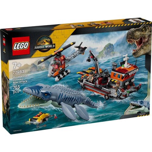 Lego Jurassic World Mosasaurus Boat Mission 77983 Slike