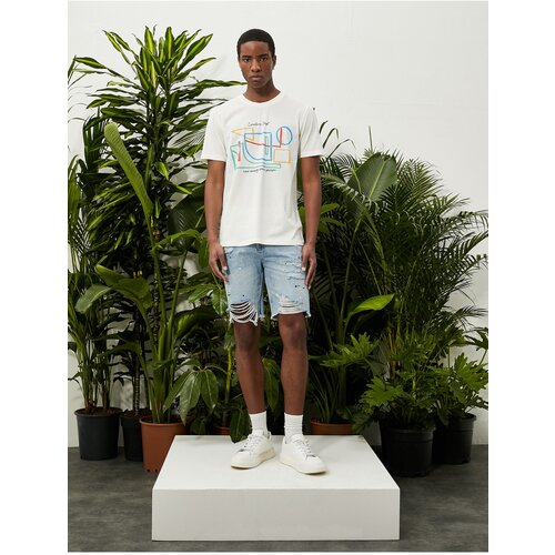 Koton Shorts - Navy blue Slike