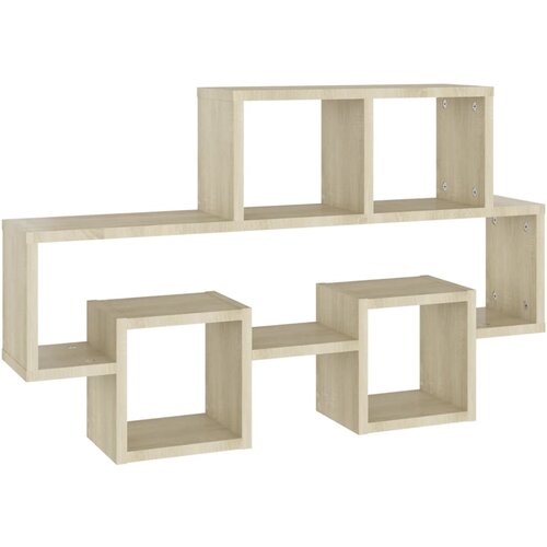 Maison Chic Stenska polica - Viseča Polica v obliki avtomobila sonoma hrast 82x15x51 cm, (21793413) Slike