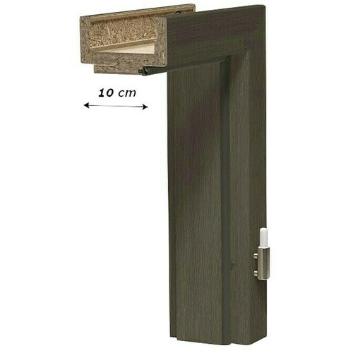 GETADOOR Dovratnik Aperto Cappuccino GA44 (&amp;Scaron; x V: 950 x 2.000 mm, &amp;Scaron;irina zida: 10 cm, DIN desno, Smeđe boje) Slike