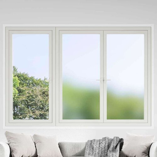  Statična folija za okna Zamrznjena siva 45 x 2000 cm PVC, (5000215285) Cene