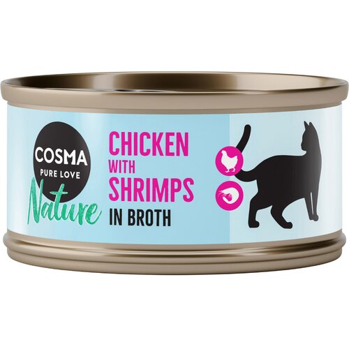 Cosma Varčno pakiranje Nature 24 x 70 g - Piščančje prsi & kozice Cene