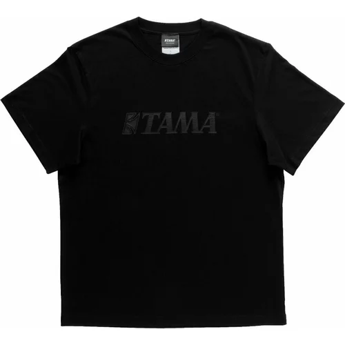 Tama majica T-Shirt Black with Black Logo L Black