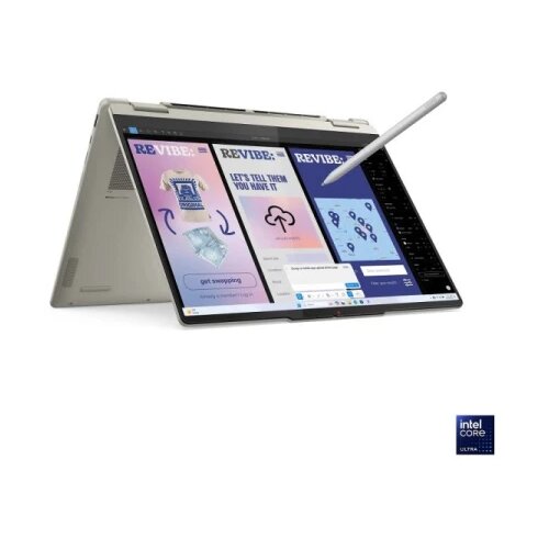 Lenovo yoga 7 2-in-1 14ILL10 (seashell, aluminium) ultra 7 256V 8-Core 4.8GHz/12M 16GB 512GB-NVMe 14.0" 2.8K wqxga+ (2880x1800) oled (83JQ00EDYA) Cene